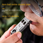 TLX-0245760 Titanium Alloy Emergency Whistle for Dogs - Portable Survival Tool, Silvery, 4*2*0.8cm, 26g - Image 4