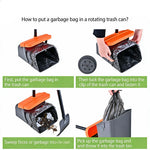TLX-8503296 Portable Pet Waste Kit for Dogs and Cats - Grayish Orange, Durable and Eco-Friendly Pooper Scooper - Image 6