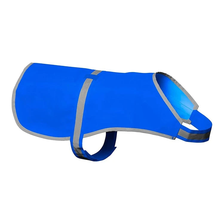 Adjustable reflective safety vest for dogs