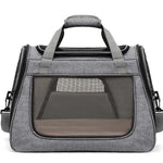 TLX-9846784 Foldable Portable Dog Car Seat Carrier for Travel - Lightweight Oxford Material, Zipper Closure, Quadrate Shape - Image 8