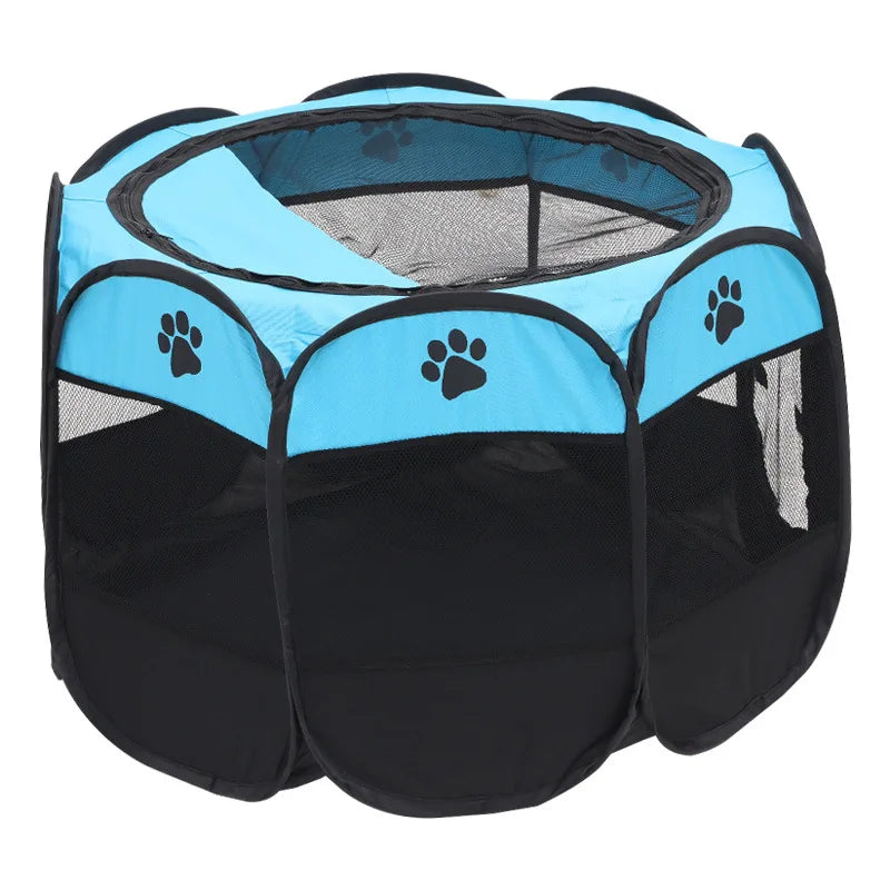 Portable foldable pet playpen tent   for indoor & outdoor use