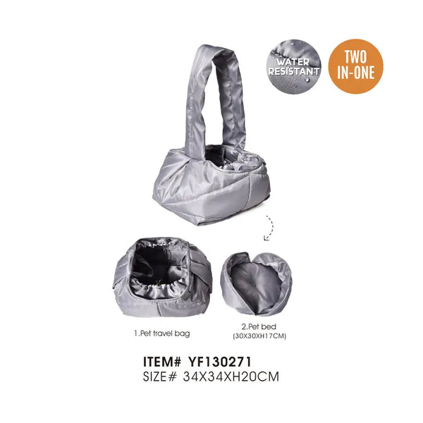 Waterproof Foldable Dog Car Seat Carrier - for Travel