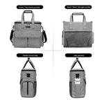 TLX-9912320 Portable Organizer for Dogs and Cats - Six-Piece Set - Lightweight Polyester - Grey - Outdoor Travel Backpack - Image 4