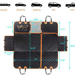 TLX-0933888 Waterproof Adjustable Back Seat Protector for Dogs, Essential Supplies for Outdoor and Indoor Use - Image 2