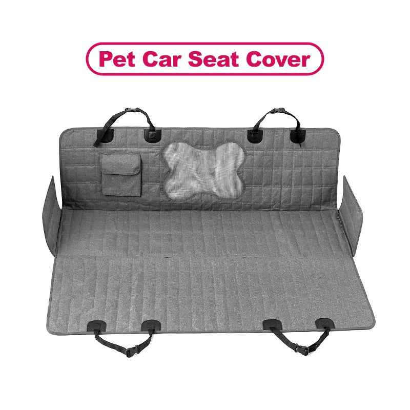 Waterproof breathable mesh dog car seat cover hammock   for back seat protection