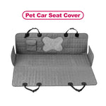 TLX-0222336 Waterproof Breathable Mesh Dog Car Seat Cover Hammock for Back Seat Protection, Customizable Size, Classic Print - Image 1