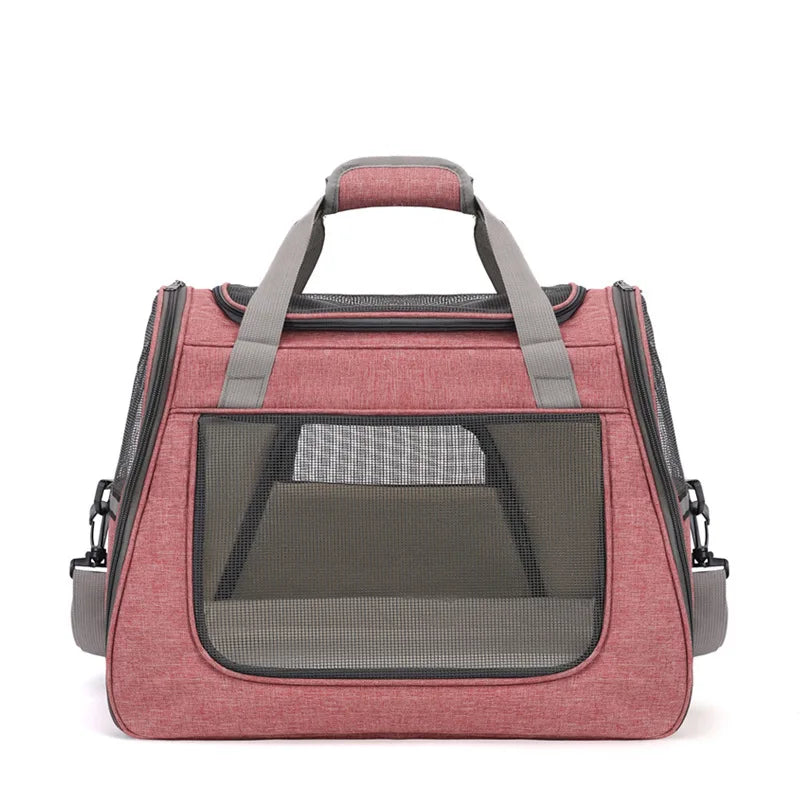 Foldable portable dog car seat carrier   for travel