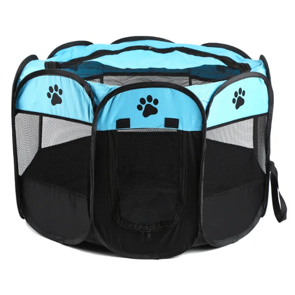 Breathable Mesh Portable Dog Tent - for Camping & Outdoor Use