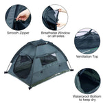 TLX-9992960 Waterproof Breathable Mesh Portable Dog Tent for Camping, Green, 45.3x34.6x28.3 inch - Image 6