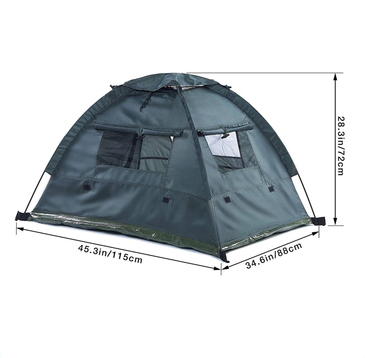 Waterproof breathable mesh portable dog tent   for camping & outdoor use