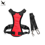 TLX-1785856 Padded Vehicle Safety Harness for Dogs, Oxford Fabric, Buckle Closure, Black/Red/Pink, Sizes S-M-L-XL - Image 8