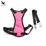TLX-1785856 Padded Vehicle Safety Harness for Dogs, Oxford Fabric, Buckle Closure, Black/Red/Pink, Sizes S-M-L-XL - Image 9