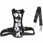 TLX-1785856 Padded Vehicle Safety Harness for Dogs, Oxford Fabric, Buckle Closure, Black/Red/Pink, Sizes S-M-L-XL - Image 5