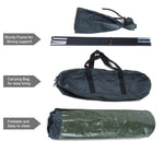 TLX-9992960 Waterproof Breathable Mesh Portable Dog Tent for Camping, Green, 45.3x34.6x28.3 inch - Image 4