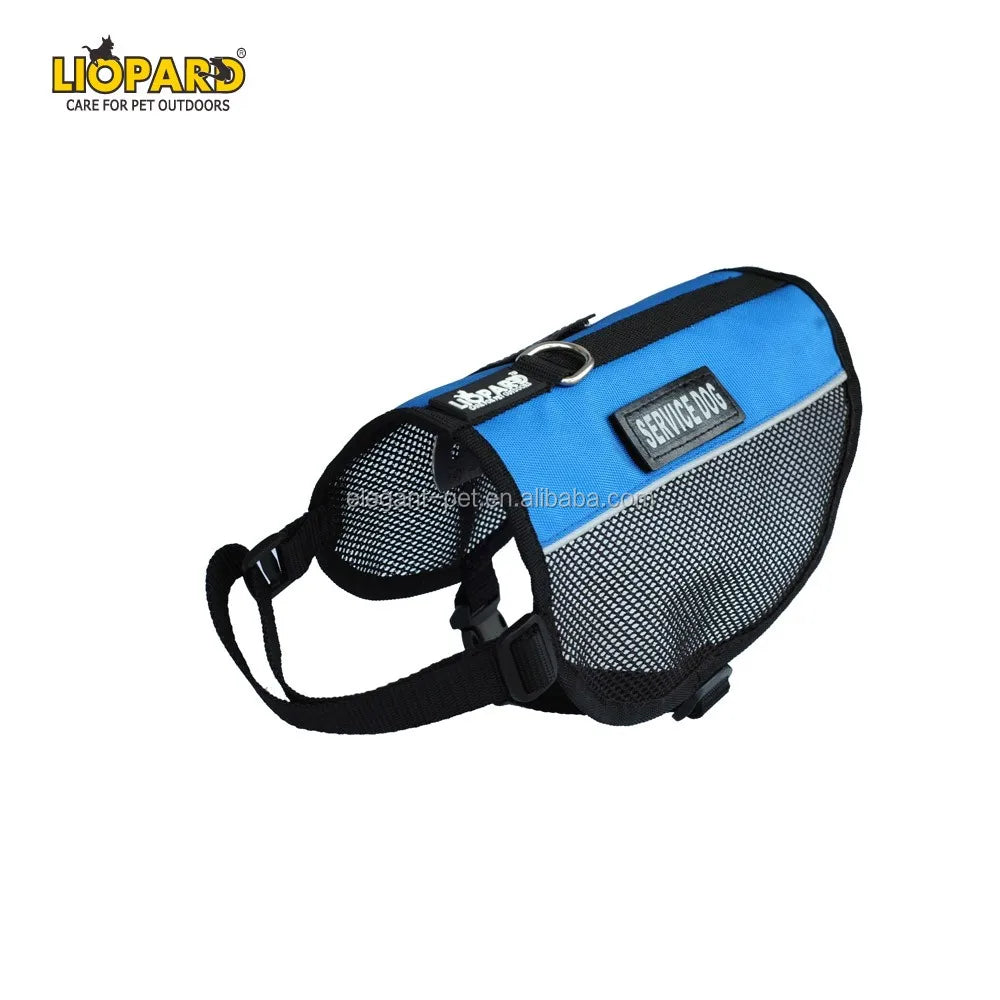 Breathable mesh reflective safety vest for dogs
