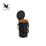 TLX-0737280 Portable Outdoor Dog Food Storage Bag, Oxford Polyester, Red/Black, 13cm Diameter, 24.5cm Height, Foldable - Image 8