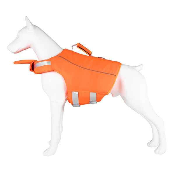 Reflective Padded Dog Life Jacket - for Swimming & Boating