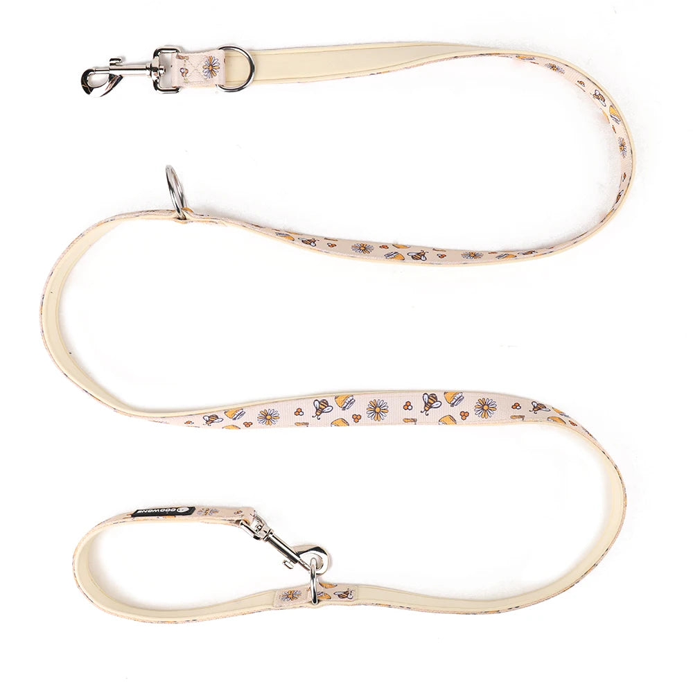 Padded adjustable long line leash for dogs