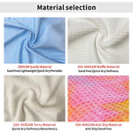 TLX-6406144 Dog Beach Towel Microfiber Fabric Stripe Pattern 80x160cm Lightweight Outdoor Use - Image 4