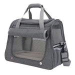 TLX-9846784 Foldable Portable Dog Car Seat Carrier for Travel - Lightweight Oxford Material, Zipper Closure, Quadrate Shape - Image 10