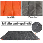 TLX-9688704 Waterproof Foldable Outdoor Towel for Dogs, Oxford Material, Rectangle Shape, Black/Silver, 105x70 cm - Image 3