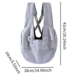 TLX-0770048 Dog Car Seat Carrier - Outdoor Pet Carrier Bag - Cotton Fabric - Lightweight - Easy to Clean - Customized Size and Color - Image 4