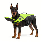TLX-0746624 Reflective High-Buoyancy Dog Life Jacket with Handle for Swimming and Boating, Stylish Design for Everyday Pet Care - Image 6