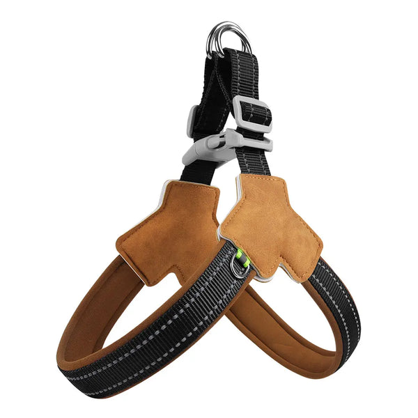 No-Pull Reflective Dog Hiking Harness - for Trail & Outdoor Adventures