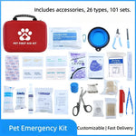 TLX-6837888 Foldable Portable First Aid Kit for Dogs, Reliable Companion Gear for Adventures - Image 2