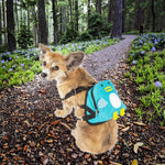 TLX-9125888 Breathable Mesh Dog Hiking Harness with Saddle Bags for All Seasons, Lightweight Polyester, Zipper Closure - Image 3