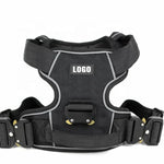 TLX-4243456 Waterproof Adjustable Tactical Dog Harness for Training and Outdoor Activities, Solid Color, Suitable for Tiny to Giant Breeds, Machine Washable - Image 1