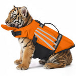 TLX-0615552 Reflective Adjustable Dog Life Jacket with Handle for Swimming and Boating, Essential Supplies for Outdoor and Indoor Use - Image 9