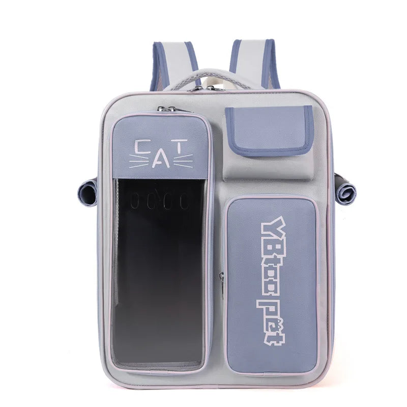 Portable dog hiking harness with saddle bags   for trail & travel