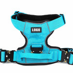 TLX-4243456 Waterproof Adjustable Tactical Dog Harness for Training and Outdoor Activities, Solid Color, Suitable for Tiny to Giant Breeds, Machine Washable - Image 9