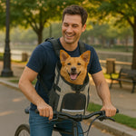 TLX-9191424 Reflective Waterproof Dog Hiking Harness with Saddle Bags for Urban Commuting and Travel - Image 6