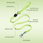 TLX-0114688 Adjustable Breathable Mesh LED Dog Collar Light, Nylon, Striped Pattern, Large Medium Giant Size - Image 3
