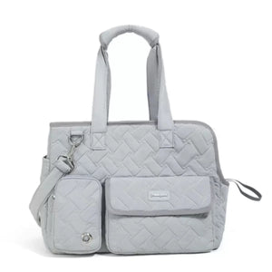 TLX-3260416 Portable Dog Car Seat Carrier for Small Animals - Green Nylon and Cloth Travel Storage Bag