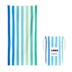 TLX-6406144 Dog Beach Towel Microfiber Fabric Stripe Pattern 80x160cm Lightweight Outdoor Use - Image 8