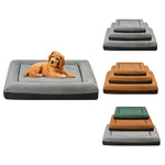 TLX-5226496 Foldable Sand Resistant Dog Bed, Lightweight Outdoor Pet Bed, Washable Suede Cover, Waterproof Inner Foam, Size 73x58x15CM - Image 2