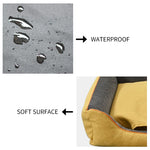 TLX-5226496 Foldable Sand Resistant Dog Bed, Lightweight Outdoor Pet Bed, Washable Suede Cover, Waterproof Inner Foam, Size 73x58x15CM - Image 5