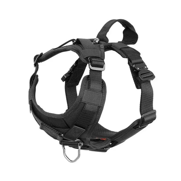 Adjustable Breathable Mesh Tactical Dog Harness - for Training & Outdoor Walks