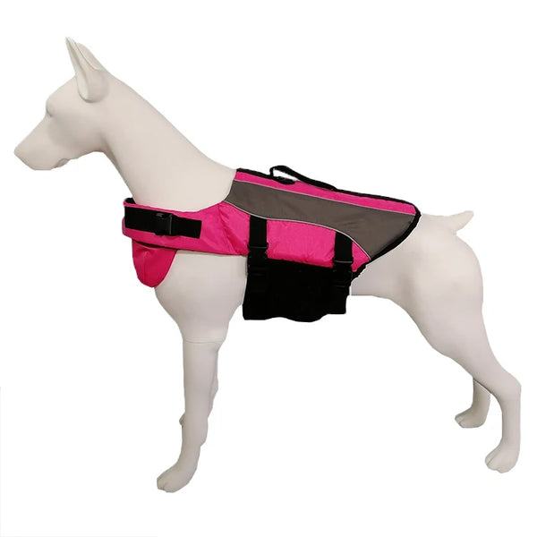 Adjustable Dog Life Jacket - for Swimming & Boating