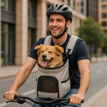 TLX-9191424 Reflective Waterproof Dog Hiking Harness with Saddle Bags for Urban Commuting and Travel - Image 5