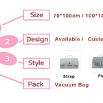 TLX-5029888 Waterproof Foldable Beach Blanket for Dogs, Oxford Fabric, Lightweight, 70x100cm/100x140cm - Image 12