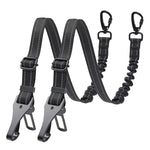 TLX-9486336 Adjustable Reflective Dog Leash for Medium Breeds, Durable Nylon, Solid Color, Reliable Companion Gear for Adventures - Image 1