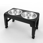 TLX-2932736 Adjustable Elevated Food Container for Medium to Large Dogs - Waterproof Plastic Pet Feeder - Image 3
