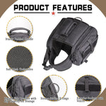 TLX-4052608 Dog Hiking Backpack with Saddle Bags, Lightweight Polyester and Nylon, Suitable for Outdoor Adventures - Image 4