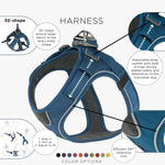 TLX-0844928 Reflective Padded Dog Harness for Small, Medium, Large Breeds - Adjustable, Durable, Washable - Image 4