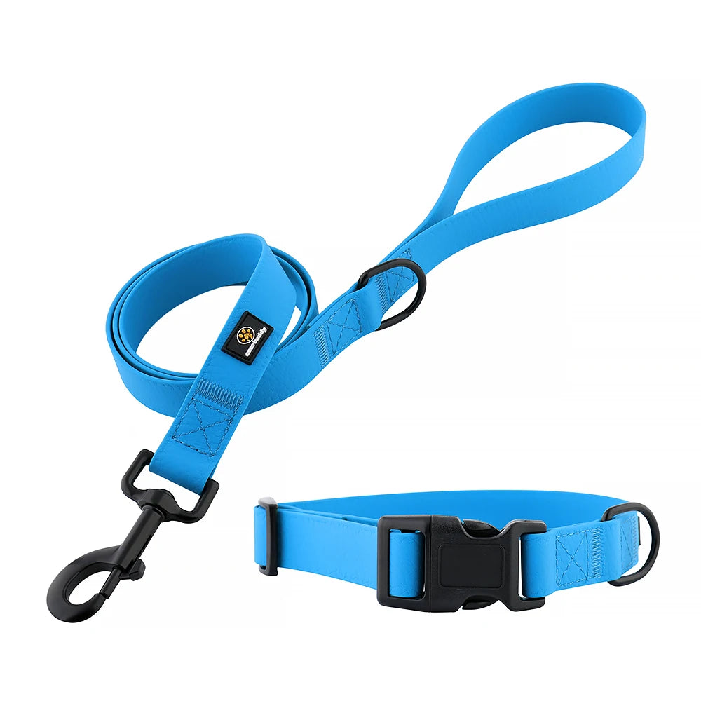 Waterproof quick release trail collar for dogs