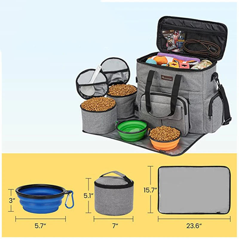 Portable organizer for dogs